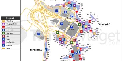 Карта аэрапорт Бостана