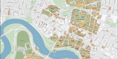 Гарвардскі карту кампуса універсітэта